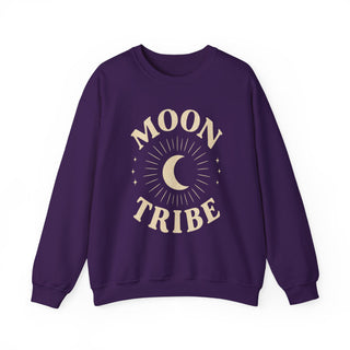 Purple Front Moon Tribe Sweatshirt