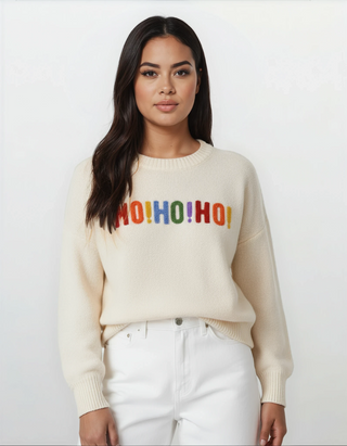 OVERSIZE Christmas Sweater with Lettering - Fitkitty Culture Athleisure Wear, Yoga Wear &  Women's Clothing