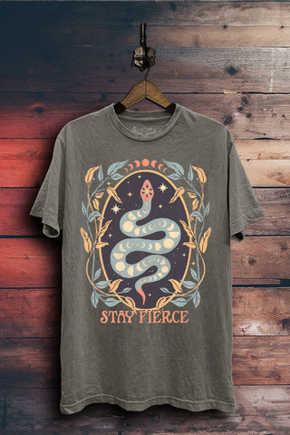 Stay Fierce Graphic Top - Fitkitty Culture Athleisure Wear, Yoga Wear &  Women's Clothing
