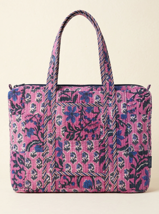 Wildroot Collective Quilted Floral Tote - Fitkitty Culture Athleisure Wear, Yoga Wear &  Women's Clothing