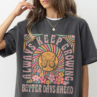 Always Keep Growing Tee, Clothing, Fitkitty Culture Athleisure Wear, Yoga Wear & Leggings, Fitkitty Culture Athleisure Wear, Yoga Wear & Leggings