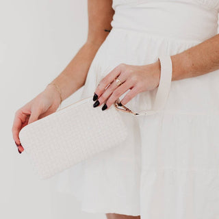 Emma Woven Clutch Wristlet - Fitkitty Culture Athleisure Wear, Yoga Wear &  Women's Clothing