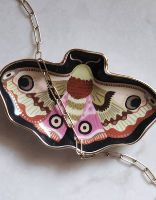 Porcelain Trinket Dish | Moon Moth — alternate product view 3