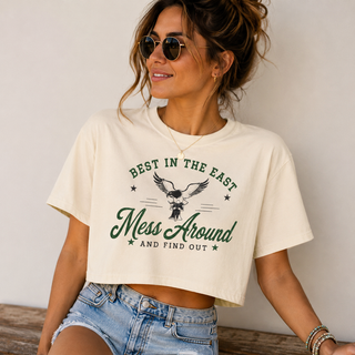 Boxy Tee — 'Best in the East' Mess Around Graphic Tee