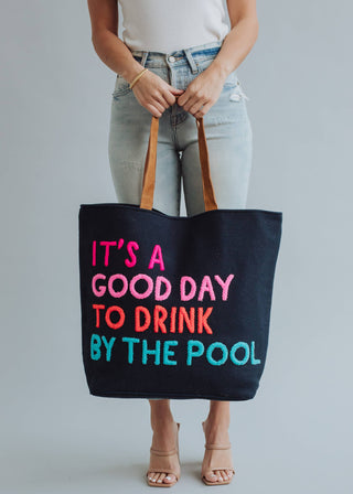 Navy Poolside Bliss Tote