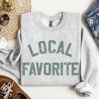 Local Favorite Crewneck Sweatshirt – Support Local, Stay Cozy