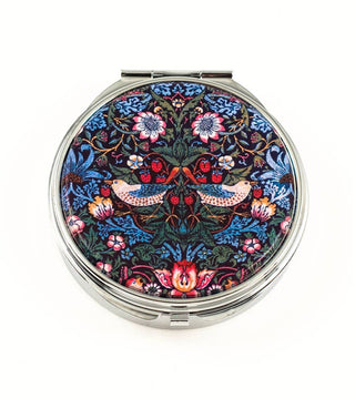 William Morris Strawberry Thief Round Pill Box
