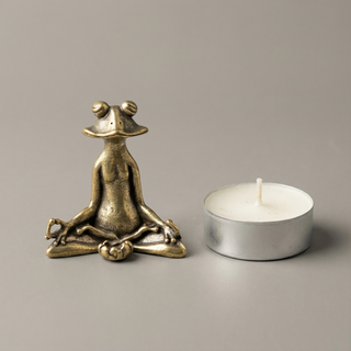 Zen Brass Incense Frog - Fitkitty Culture Athleisure Wear, Yoga Wear &  Women's Clothing