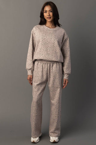 Blush Leopard Sweatshirt