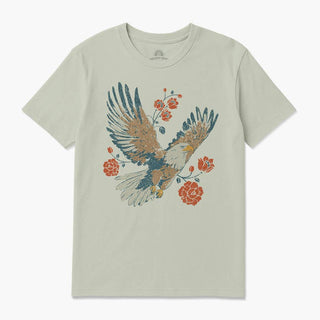 Eagle Floral Western Graphic Tee Desert Vintage Eagle Shirt - Fitkitty Culture Athleisure Wear, Yoga Wear &  Women's Clothing