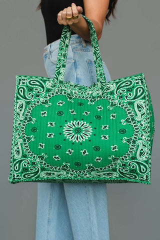 Green Bandana Weekend Tote – alternate product view 2