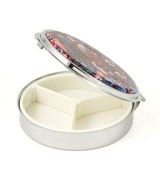 William Morris Strawberry Thief Round Pill Box