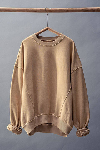 Vintage Comfort Oversized Crewneck Sweatshirt (Organic Cotton)