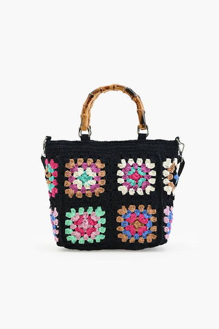 Noir Elegance Crochet Tote – Where Luxury Meets Sustainability