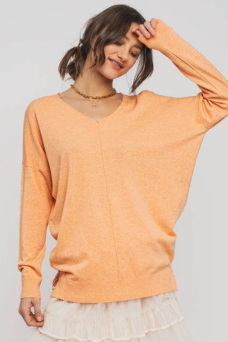 "Spring Serenade" High-Low Tunic Sweater