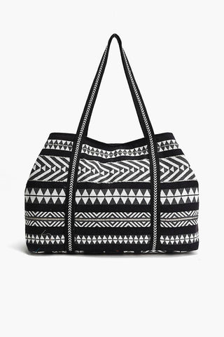 Ikat Noir Elegance Tote - Fitkitty Culture Athleisure Wear, Yoga Wear &  Women's Clothing