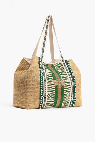 Bee Green Embellished Tote - Fitkitty Culture Athleisure Wear, Yoga Wear &  Women's Clothing