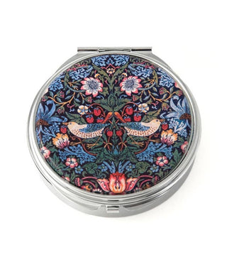 William Morris Strawberry Thief Round Pill Box