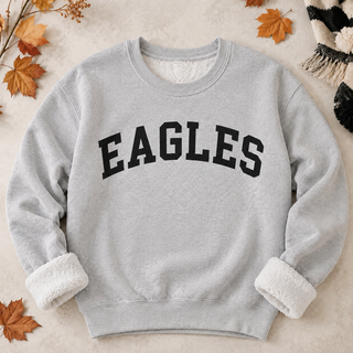 Grey Eagles mineral-washed sweatshirt flat lay