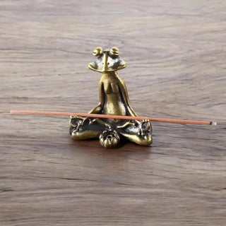 Zen Brass Incense Frog - Fitkitty Culture Athleisure Wear, Yoga Wear &  Women's Clothing