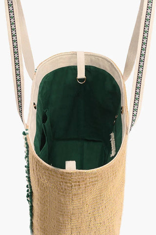 Bee Green Embellished Tote - Fitkitty Culture Athleisure Wear, Yoga Wear &  Women's Clothing
