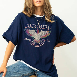 Free Bird Shirt Old School Band T-shirt