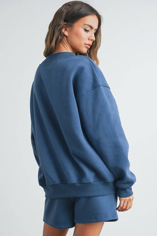 New York V-Neck Sweatshirt