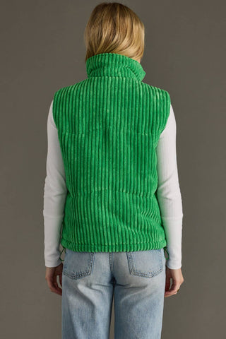 Green Corduroy Vest - Fitkitty Culture Athleisure Wear, Yoga Wear &  Women's Clothing