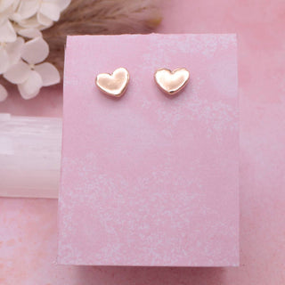 The Kiss Fine Art Gold Heart Earrings - Fitkitty Culture Athleisure Wear, Yoga Wear &  Women's Clothing