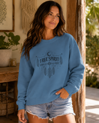 Free Spirit Dreamcatcher Crewneck Sweatshirt - 8 Colors