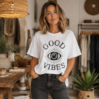 Good Vibes Eye T-Shirt lifestyle main image