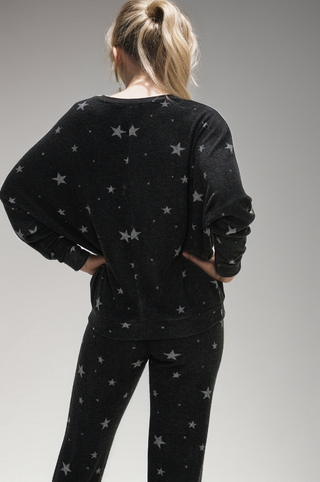 Stellar Lounge Star-Patterned Pants, Pants, Fitkitty Culture, Fitkitty Culture Athleisure Wear, Yoga Wear & Leggings