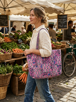 Wildroot Collective Quilted Floral Tote - Fitkitty Culture Athleisure Wear, Yoga Wear &  Women's Clothing
