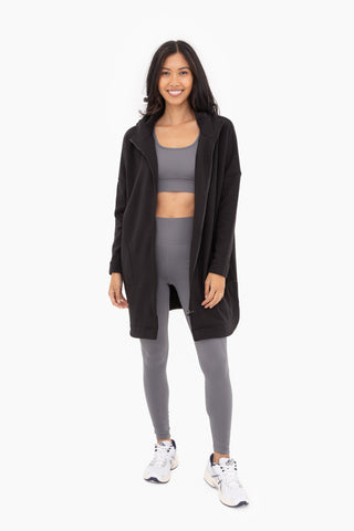 Cozy Comfort  Zip Up Hoodie Jacket  Black, Clothing, Mono B, Fitkitty Culture Athleisure Wear, Yoga Wear & Leggings