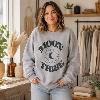 Moon Tribe Crewneck Sweatshirt lifestyle main image