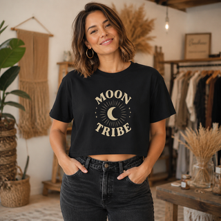 Moon Tribe Crop Tee lifestyle main image