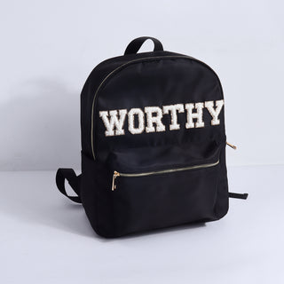 Empowerment  Backpack - "The Worthy", , Fitkitty Culture Athleisure Wear, Yoga Wear & Leggings, Fitkitty Culture Athleisure Wear, Yoga Wear & Leggings