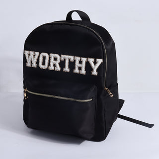 Empowerment  Backpack - "The Worthy", , Fitkitty Culture Athleisure Wear, Yoga Wear & Leggings, Fitkitty Culture Athleisure Wear, Yoga Wear & Leggings