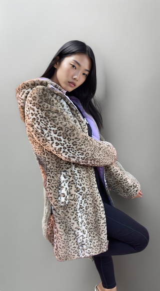 Reversible Lavender Leopard Jacket, , Fitkitty Culture, Fitkitty Culture