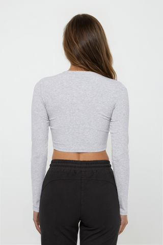 Vitality Micro-Ribbed Crop Top