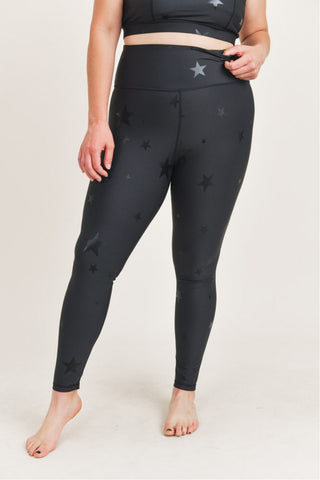 Lux High Waisted Leggings - Moon Rock