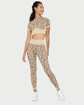 City Leopard Crop Top, Tank Top, Fitkitty Culture, Fitkitty Culture