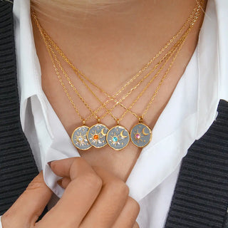 Celestial Love  Vintage Necklace, necklace, Fitkitty Culture, Fitkitty Culture