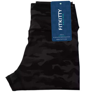 Rock Your Yoga Practice in Style!- Camouflage Slimming High Waist Yoga Leggings, Leggings, Fitkitty Culture, Fitkitty Culture